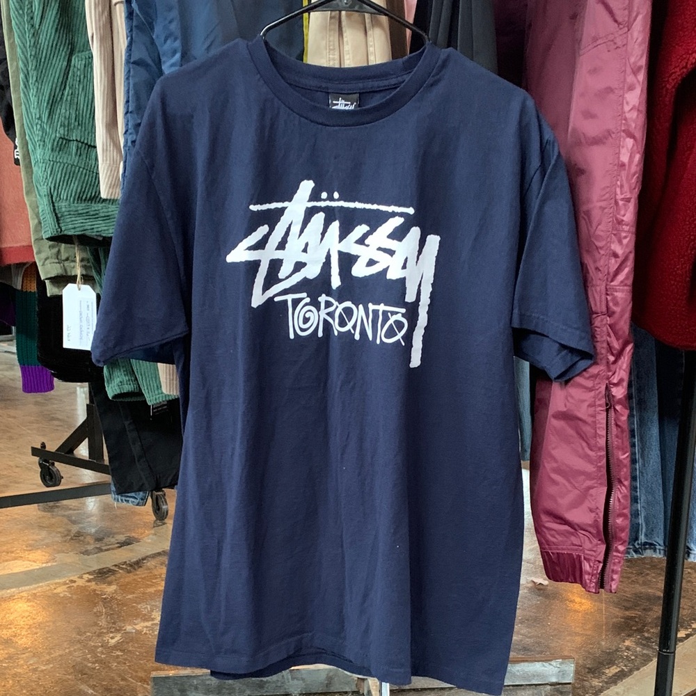 Stussy Dark Blue Toronto Tee